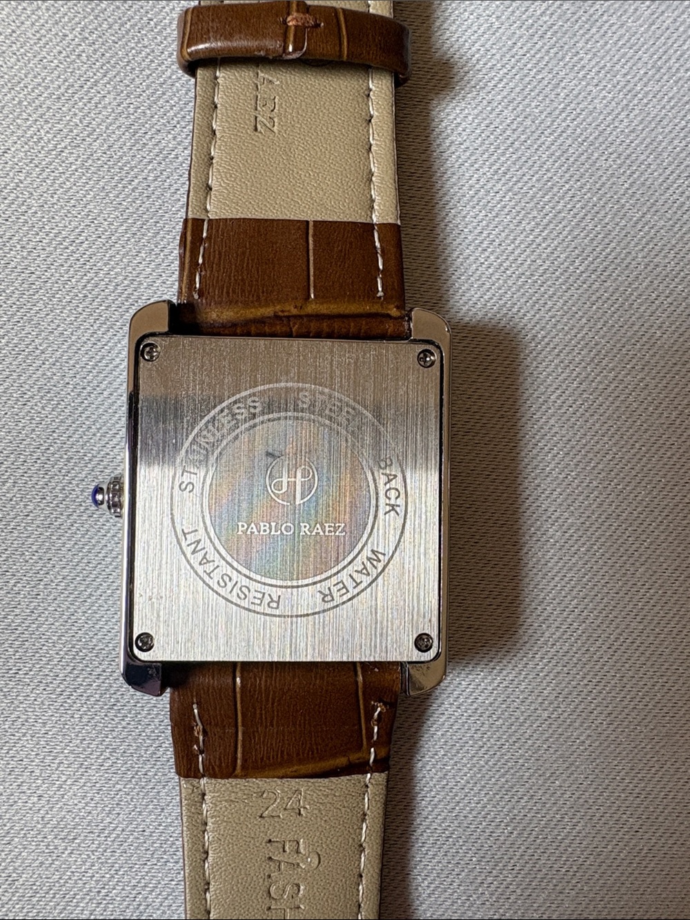 Men Classic Watch Square - Picture 2 of 10